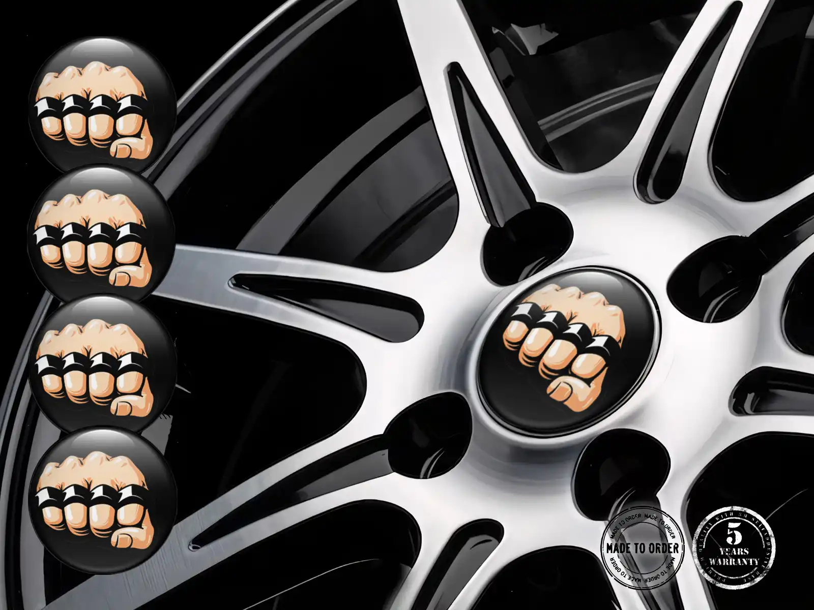 Raddekor Exklusiv Ausgabe Elegante Dome Sticker